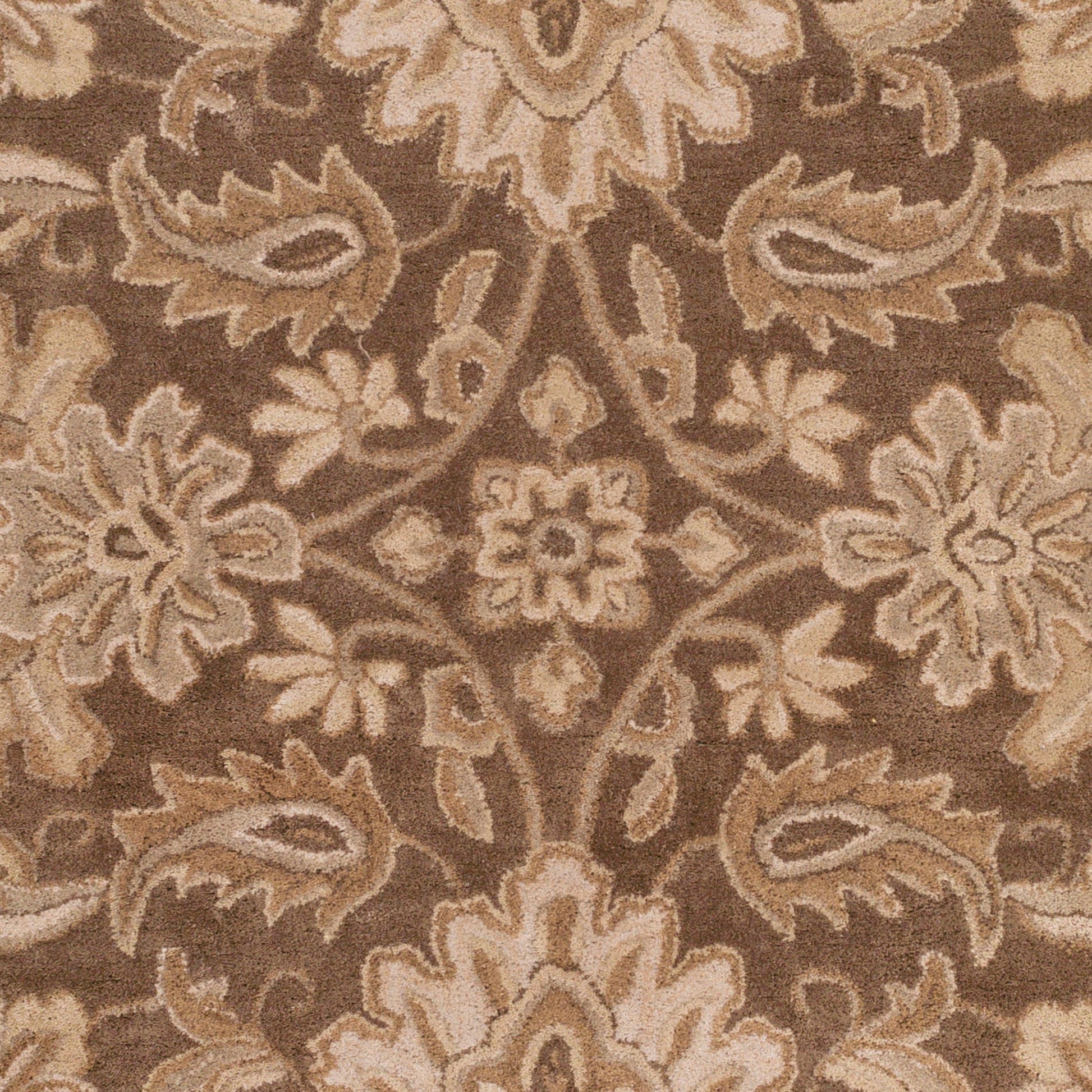 CAE-1174 Rug by Surya in charcoal, light beige, light brown, dusty sage. Made from 100% wool in a unique style.