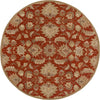 Rust, Light Beige, Brown, Taupe, Dusty Sage / 9'9" Round