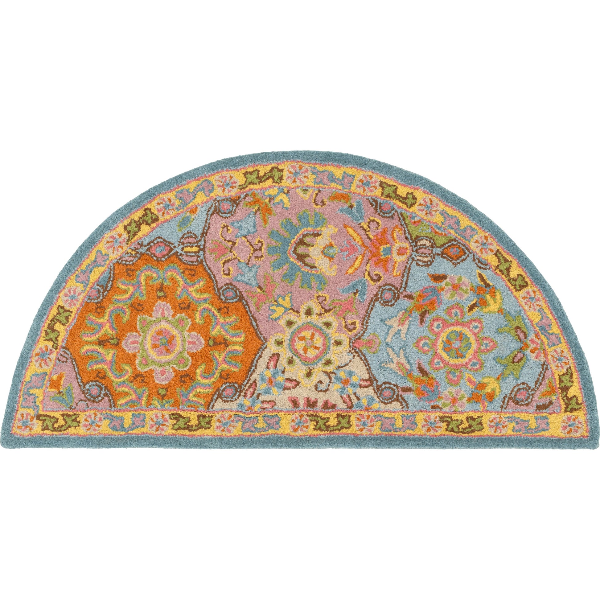 Caesar Rug - 374 by Surya in charcoal, olive, sage, tan, dark brown. Made from 100% wool in a unique style.