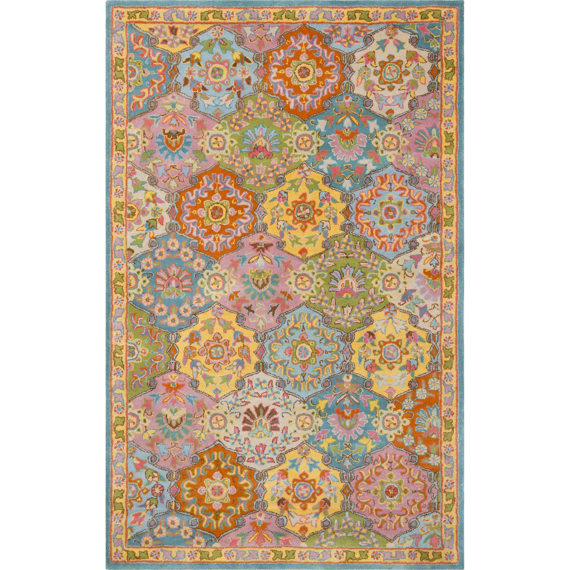 Caesar Rug - 374 by Surya in charcoal, olive, sage, tan, dark brown. Made from 100% wool in a unique style.