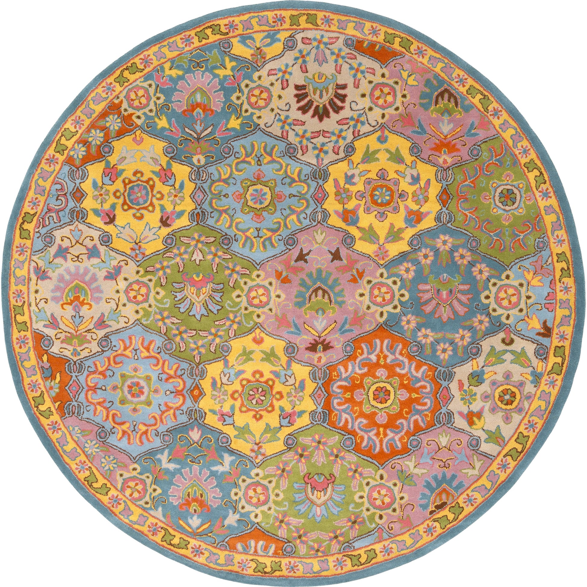 Caesar Rug - 374 by Surya in charcoal, olive, sage, tan, dark brown. Made from 100% wool in a unique style.