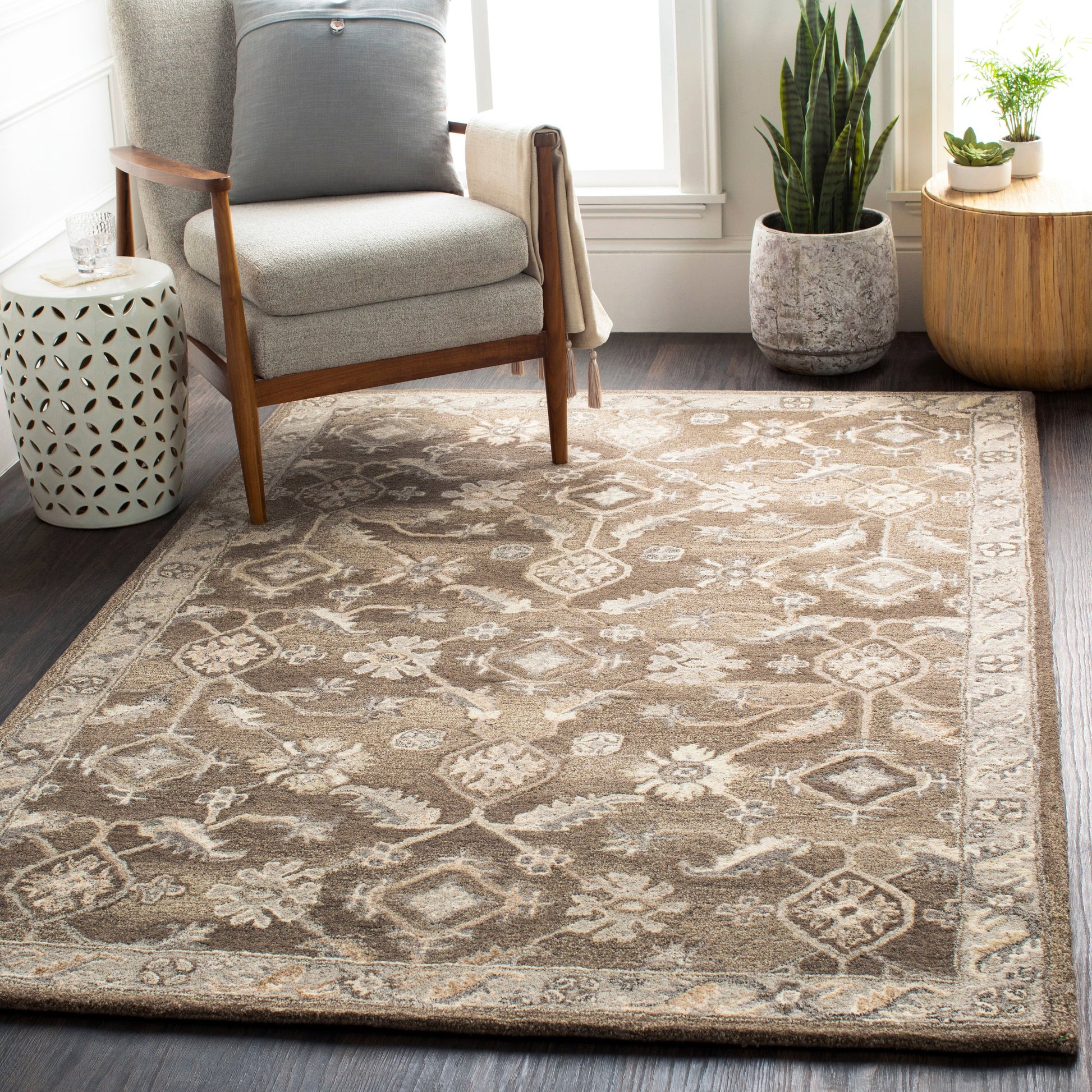 Caesar CAE-1083 Rug by Livabliss. Made from 100% wool in a unique style.
