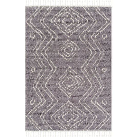 Casablanca Shag by Livabliss in grey, medium grey. Made from 100% polyester in a unique style.