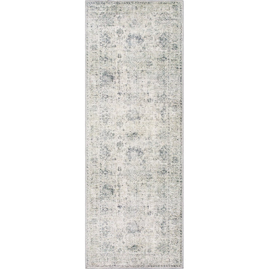 Calhoun Rug - 487741 by Livabliss in beige, gray, slate, white, denim, dark blue. Made from face: 100% polyester, warp: 100% cotton in a unique style.