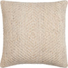 Beige, Tan / Down Feather / 18" x 18"