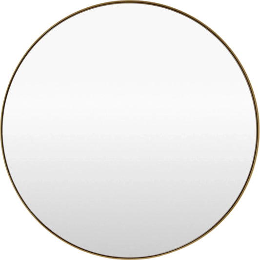 Carbondale Gold Accent Mirror by Livabliss in frame: gold and matte. Made from iron in a unique style.