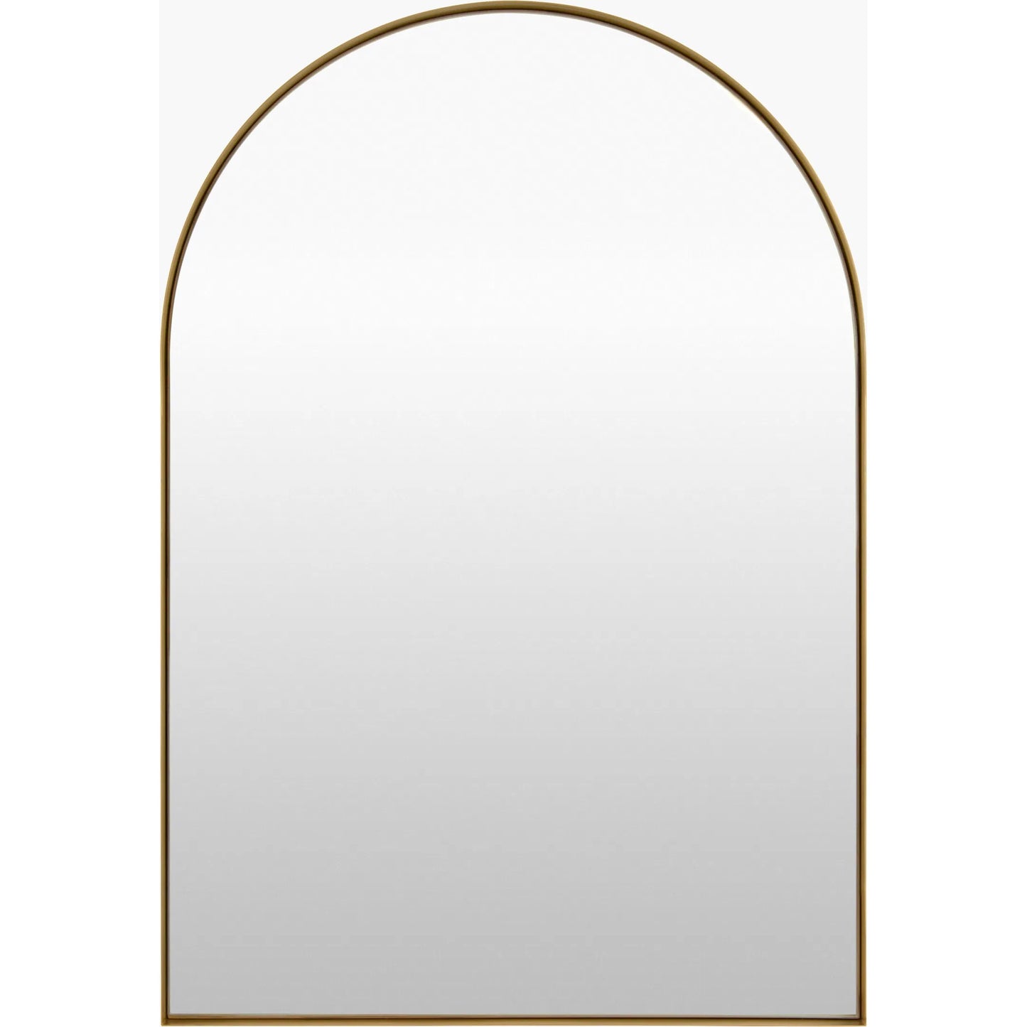 001 SI-2350328 | Primary Silo | Carbondale Arch Accent Mirror by Livabliss in frame: gold and matte. Made from iron in a transitional style.