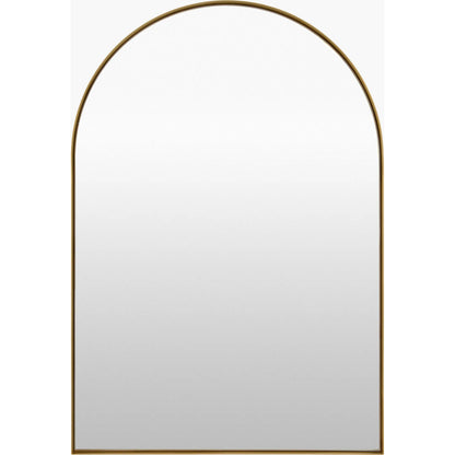 Carbondale Arch Accent Mirror by Livabliss in frame: gold and matte. Made from iron in a transitional style.