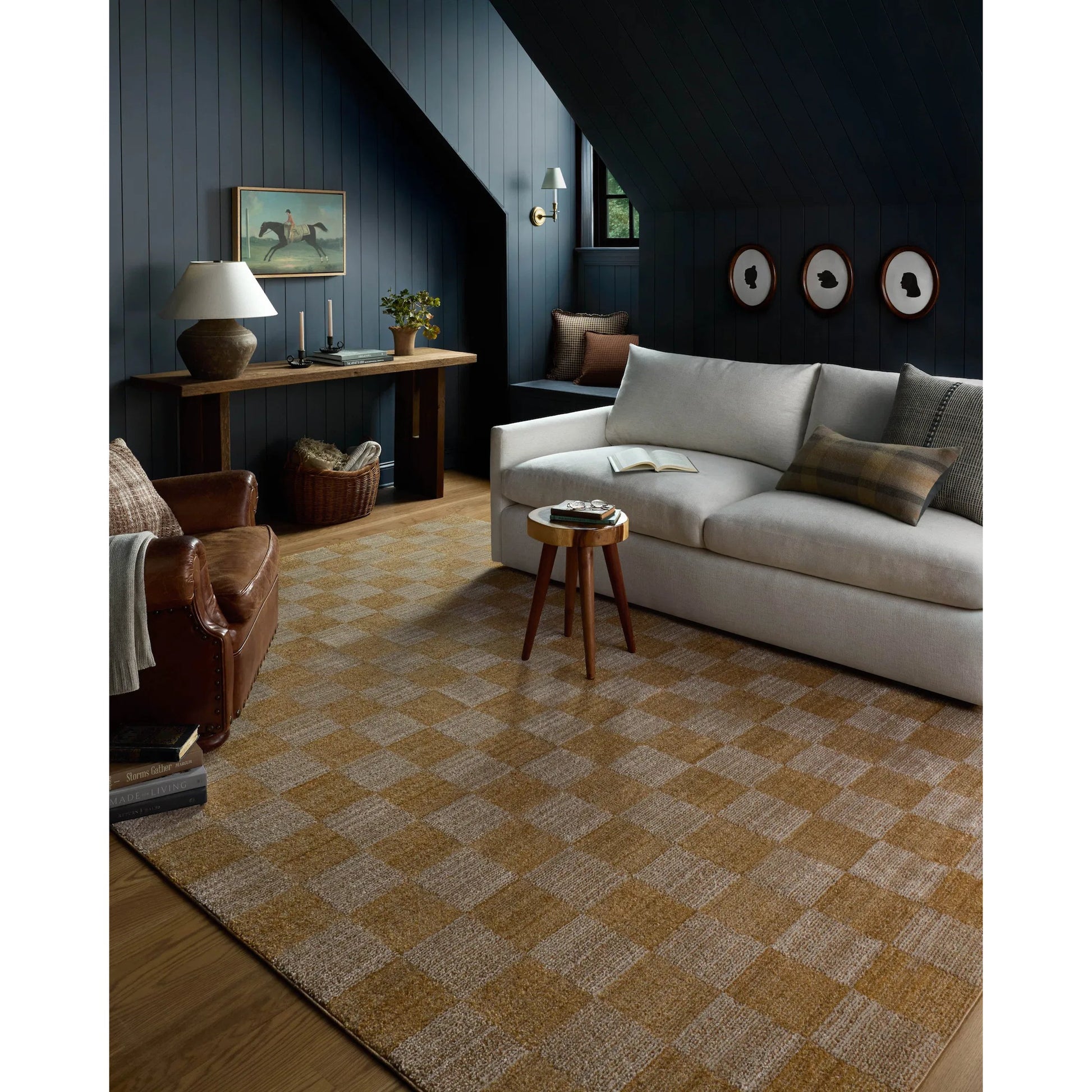 Calvin CLV-01 Rug by Chris Loves Julia x Loloi. Made from 50% polyester, 50% polypropylene in a unique style.