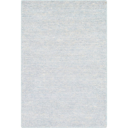 Calm CAM-2300 Rug by Surya in pale blue. Made from 100% viscose in a unique style.
