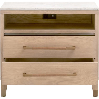 Cambria Nightstand by Essentials For Living. Made from unique in a transitional style.