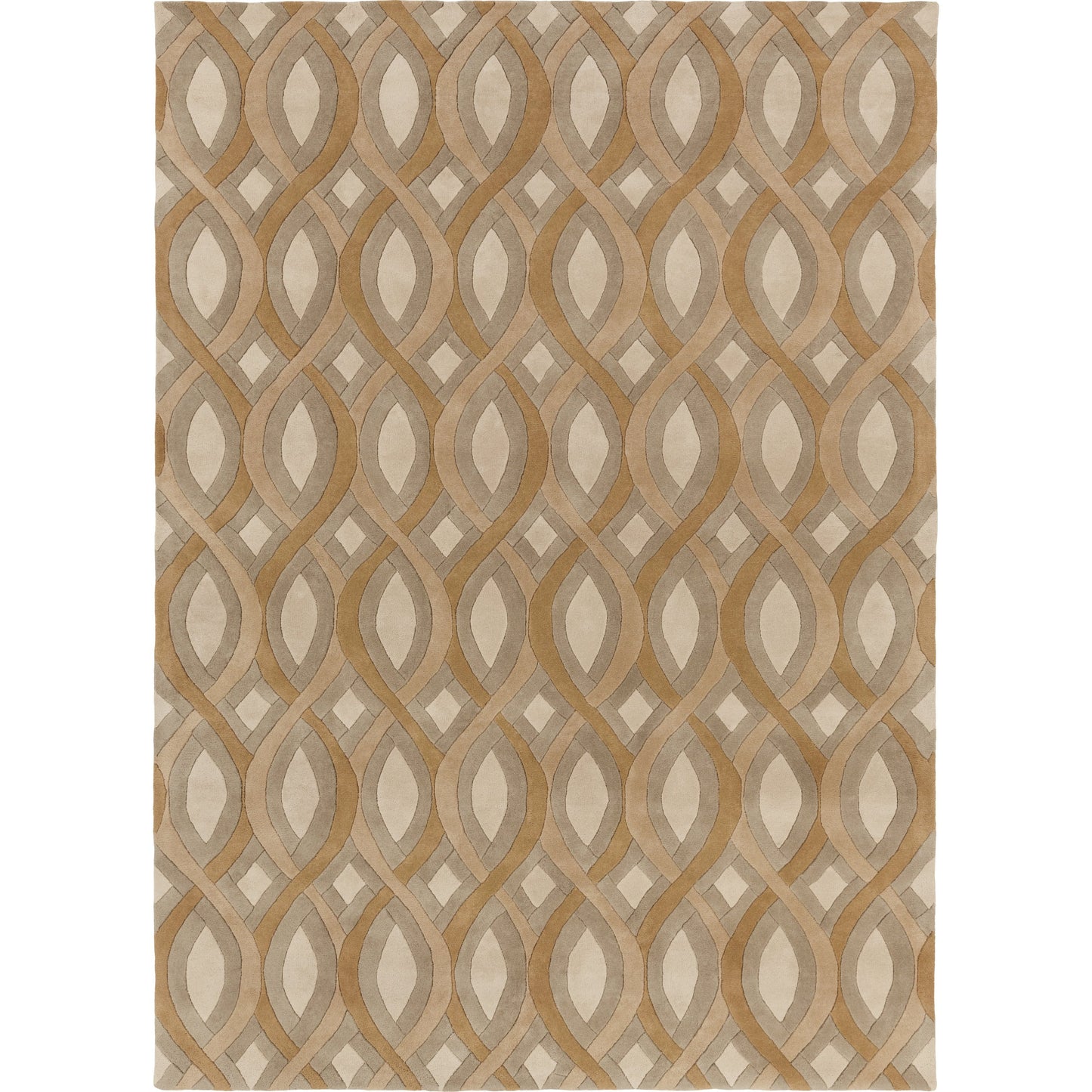 002 18150-9717 | Primary Silo | Modern Classics Rug - 219 by Surya in brown, tan, gray. Made from 100% new zealand wool in a unique style.