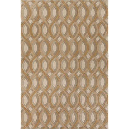 Modern Classics Rug - 219 by Surya in brown, tan, gray. Made from 100% new zealand wool in a unique style.