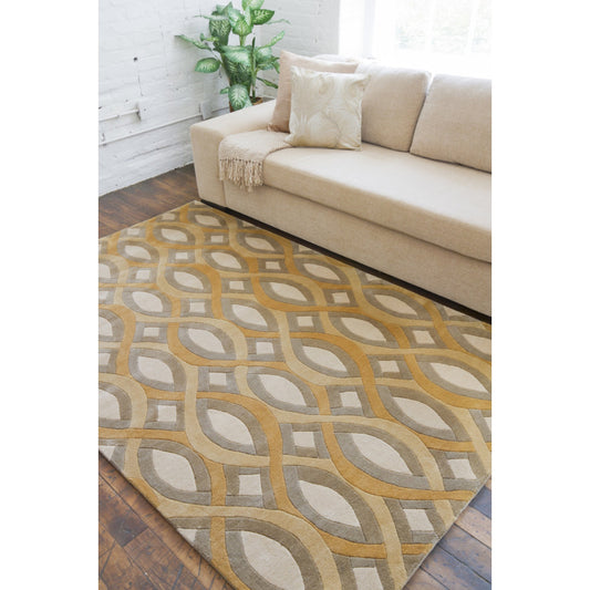 Modern Classics Rug - 219 by Surya in brown, tan, gray. Made from 100% new zealand wool in a unique style.