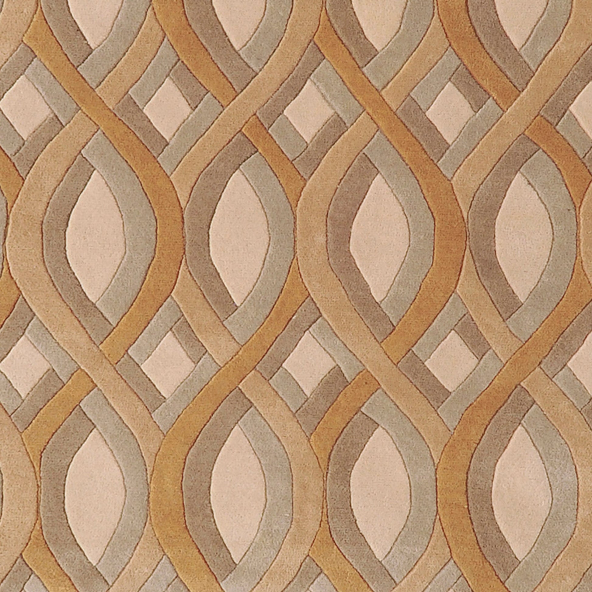 Modern Classics Rug - 219 by Surya in brown, tan, gray. Made from 100% new zealand wool in a unique style.