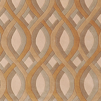 Modern Classics Rug - 219 by Surya in brown, tan, gray. Made from 100% new zealand wool in a unique style.