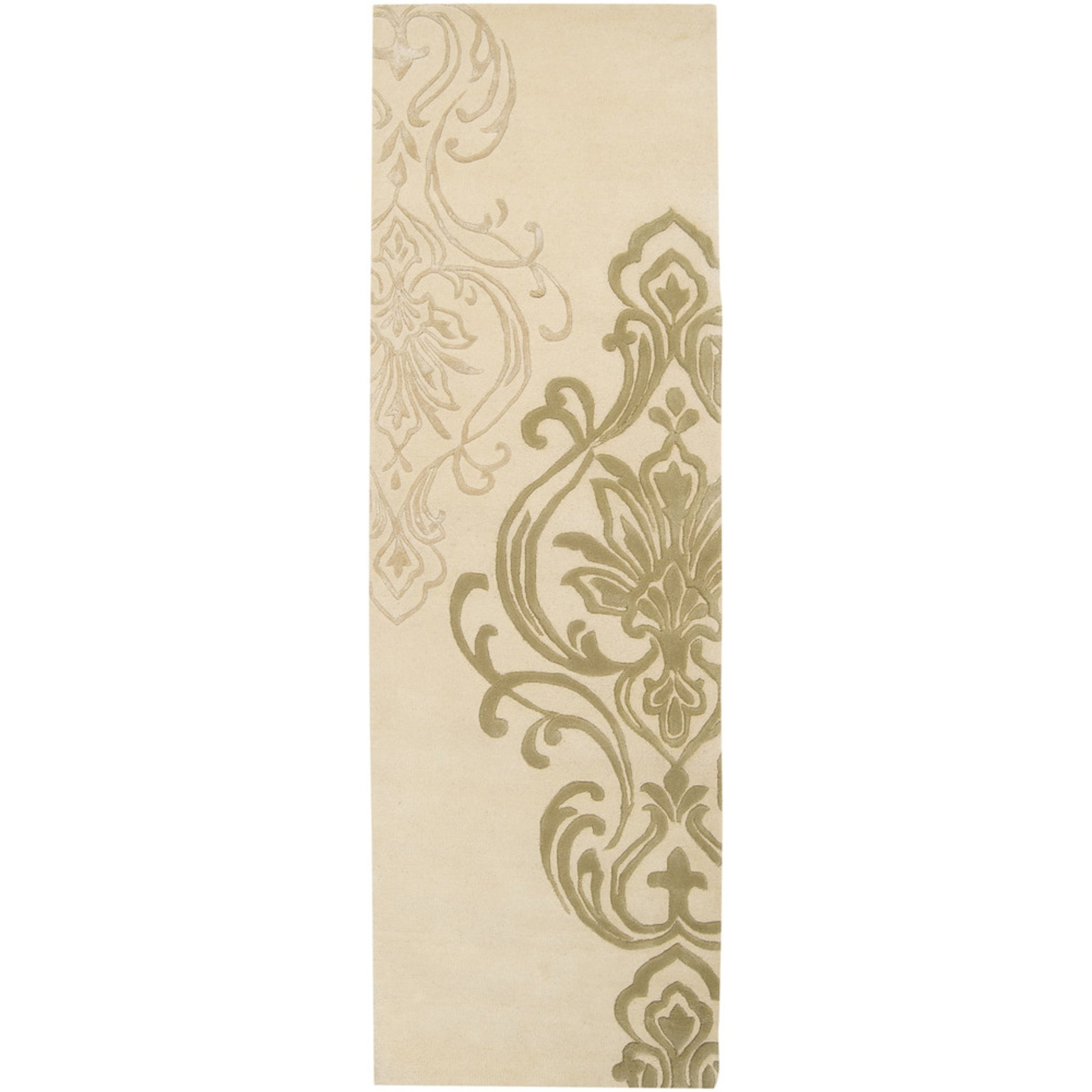 Modern Classics Rug - 226 by Surya in ivory, light olive, beige. Made from 100% new zealand wool in a unique style.