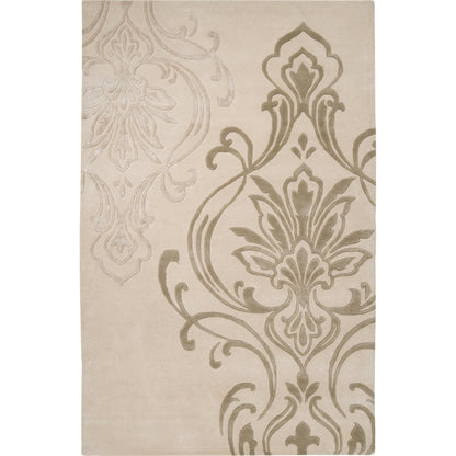 Modern Classics Rug - 226 by Surya in ivory, light olive, beige. Made from 100% new zealand wool in a unique style.