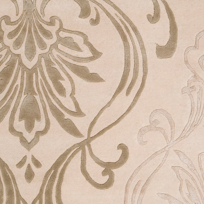 Modern Classics Rug - 226 by Surya in ivory, light olive, beige. Made from 100% new zealand wool in a unique style.