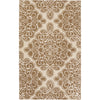 Medium Brown, Light Beige, Cream / 2'6" x 8'