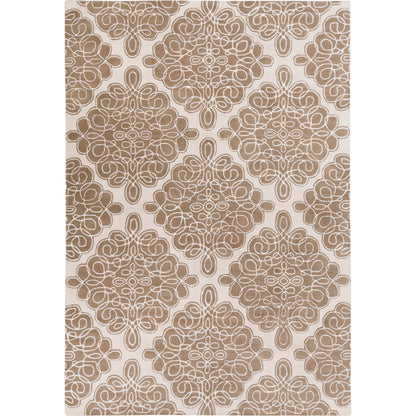 Modern Classics Rug - 266 by Surya in denim, light beige, cream. Made from 100% new zealand wool in a unique style.