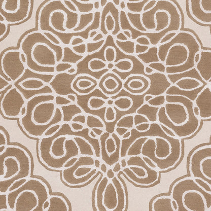 Modern Classics Rug - 266 by Surya in denim, light beige, cream. Made from 100% new zealand wool in a unique style.