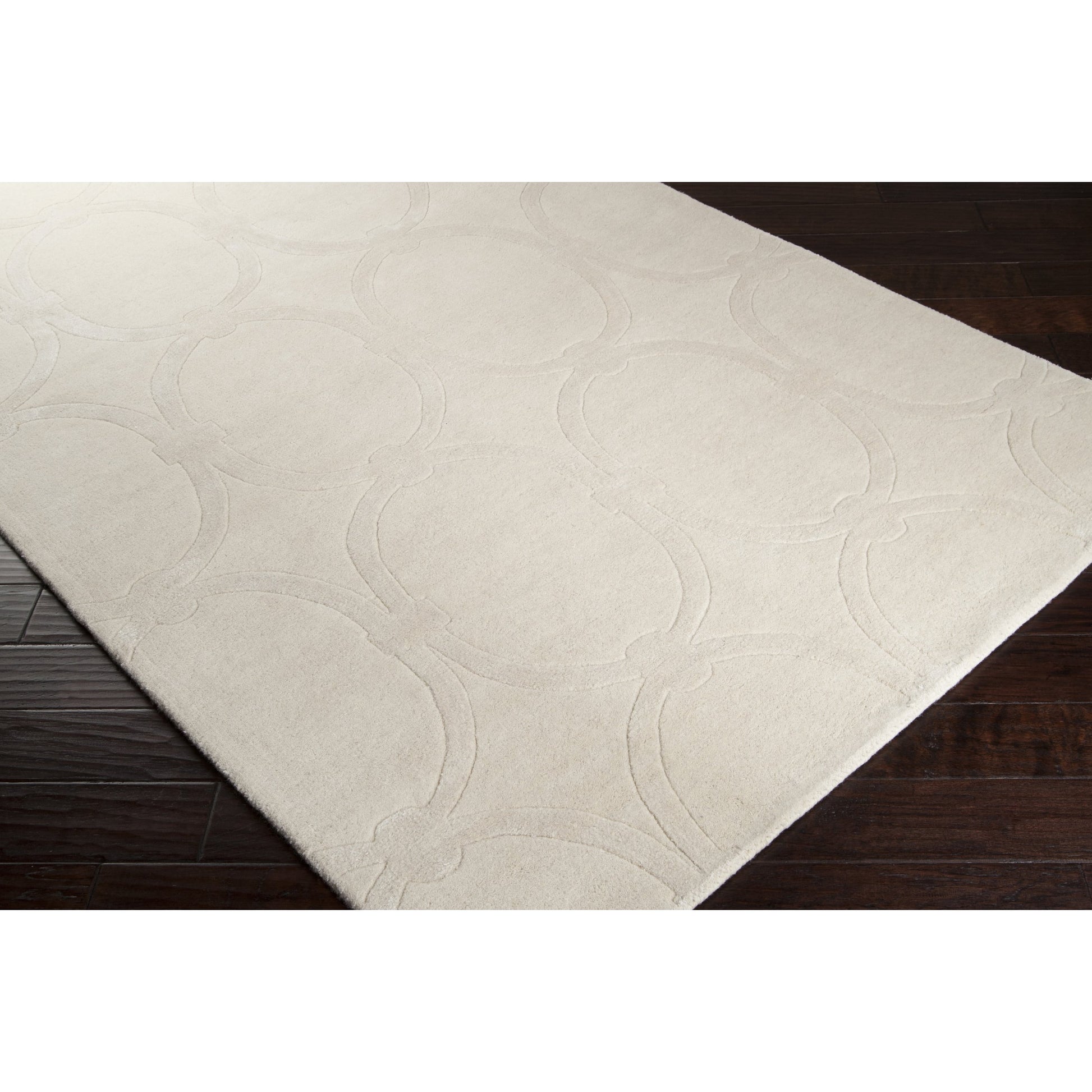Modern Classics Rug - 412 by Surya in light beige. Made from 100% new zealand wool in a unique style.