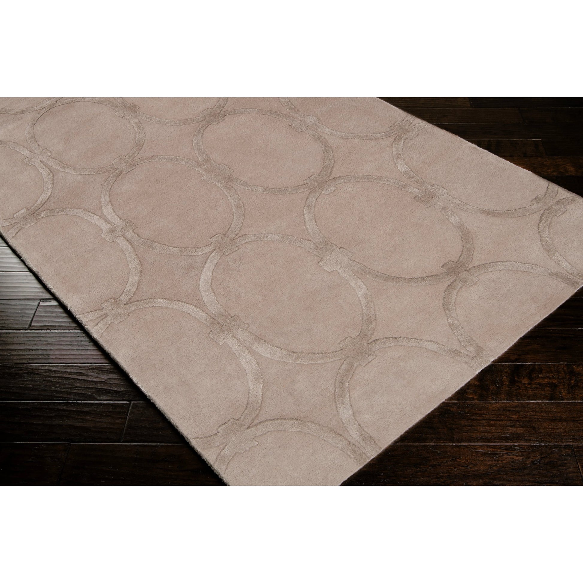 Modern Classics Rug - 412 by Surya in light beige. Made from 100% new zealand wool in a unique style.