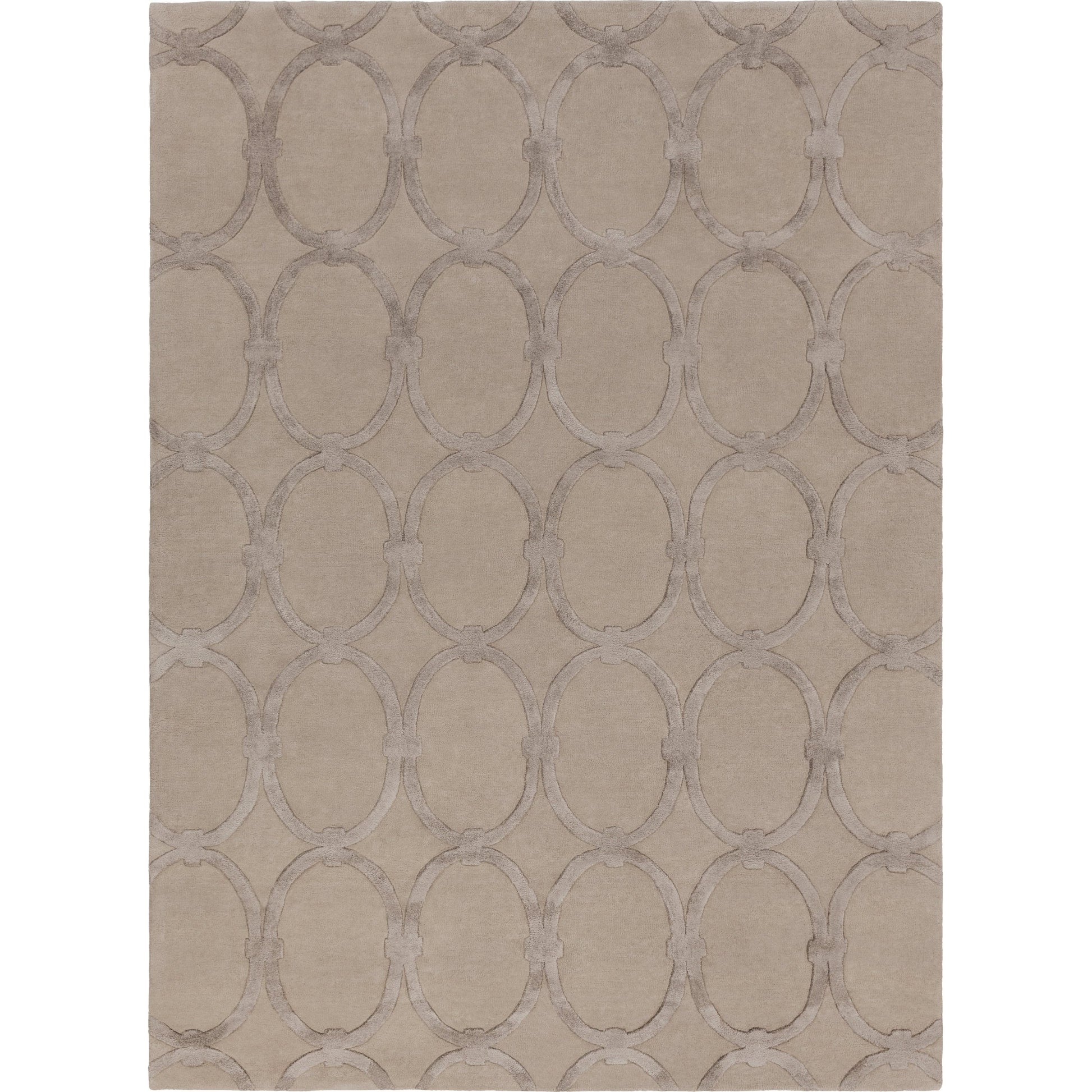 Modern Classics Rug - 412 by Surya in light beige. Made from 100% new zealand wool in a unique style.