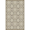 Light Beige, Dark Brown, Olive / 2'6" x 8'