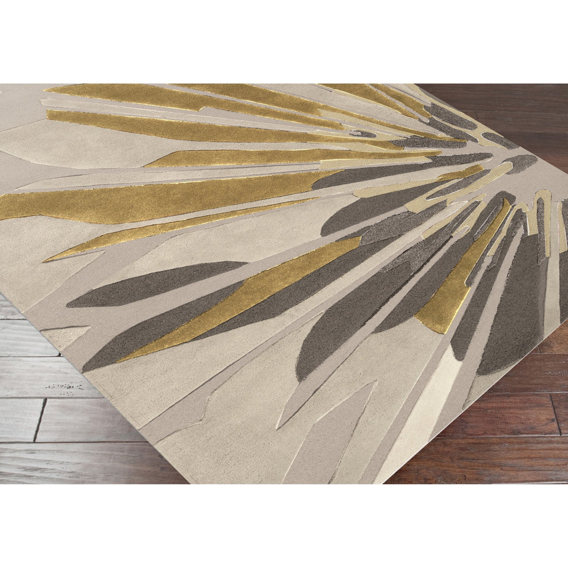 Modern Classics Rug - 830 by Surya in oatmeal, olive, gray, light gray, dark brown. Made from 100% new zealand wool in a unique style.