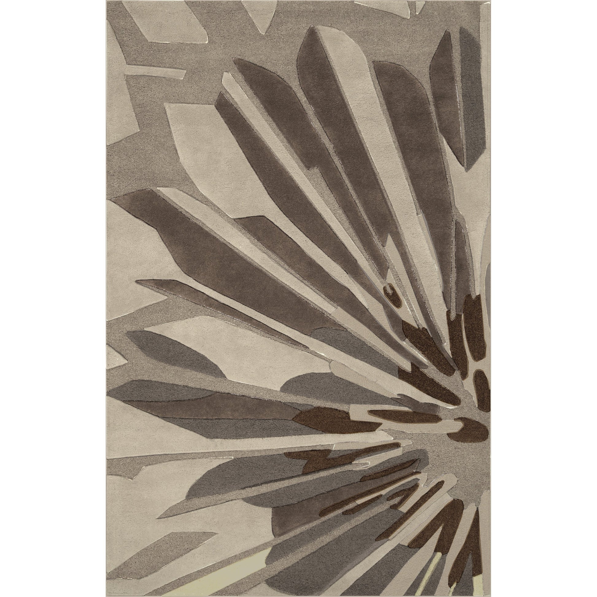 Modern Classics Rug - 830 by Surya in oatmeal, olive, gray, light gray, dark brown. Made from 100% new zealand wool in a unique style.
