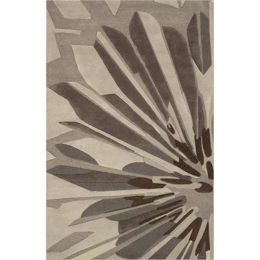 Modern Classics Rug - 830 by Surya in oatmeal, olive, gray, light gray, dark brown. Made from 100% new zealand wool in a unique style.