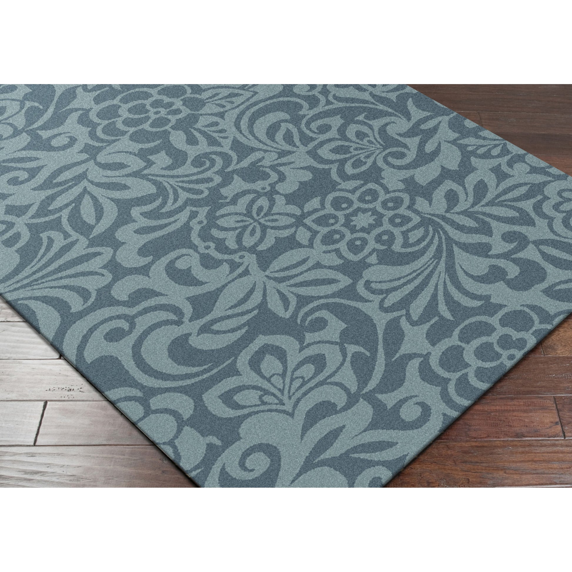 Modern Classics Rug - 840 by Surya in deep teal, dusty sage. Made from 100% new zealand wool in a unique style.