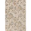 Beige, Medium Gray, Light Brown, Olive, Blue / 5' x 8'