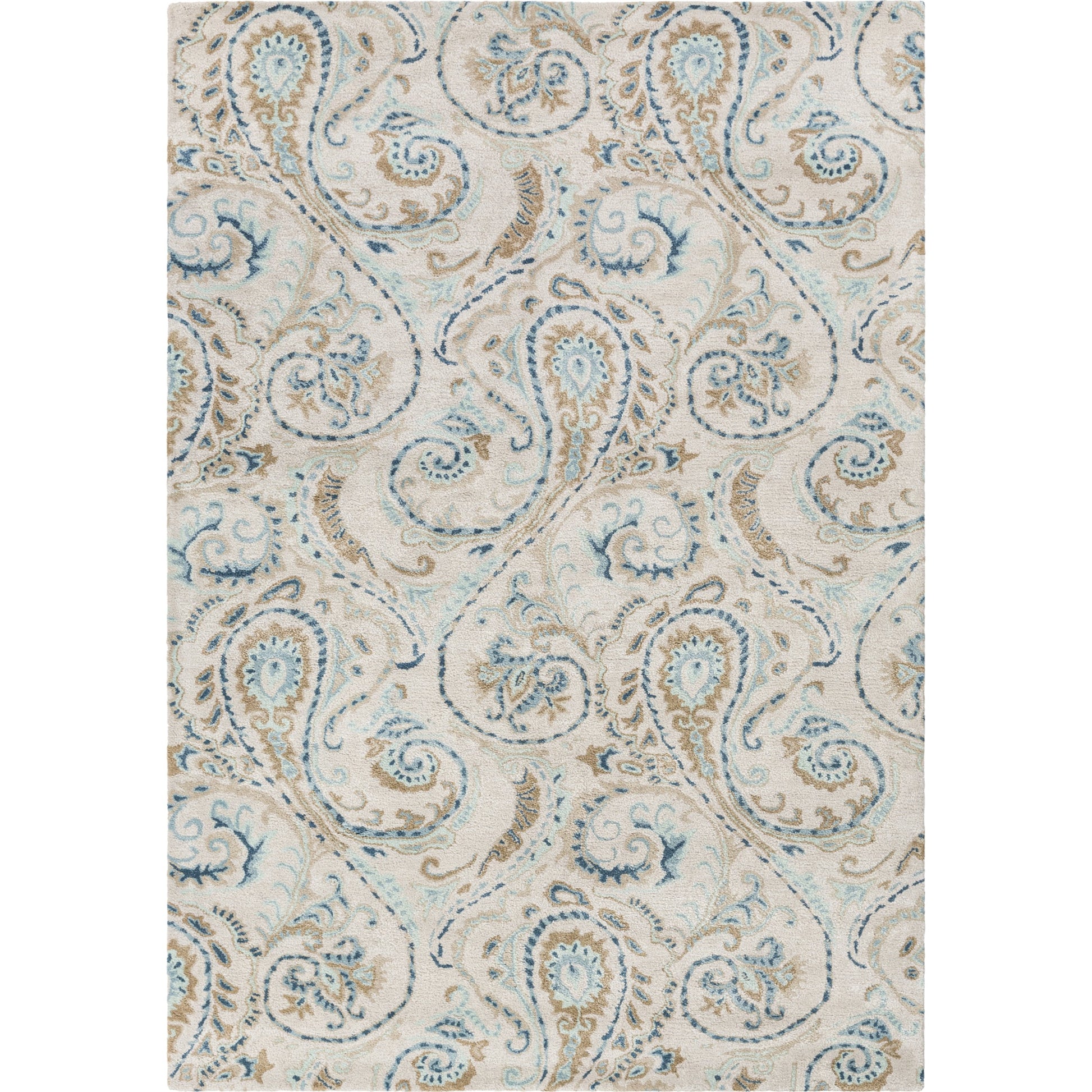 Modern Classics Rug - 20589 by Surya in beige, tan, olive, brown, dark brown, light gray. Made from 100% new zealand wool in a unique style.