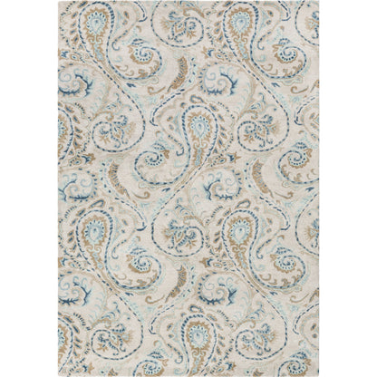 Modern Classics Rug - 20589 by Surya in beige, tan, olive, brown, dark brown, light gray. Made from 100% new zealand wool in a unique style.