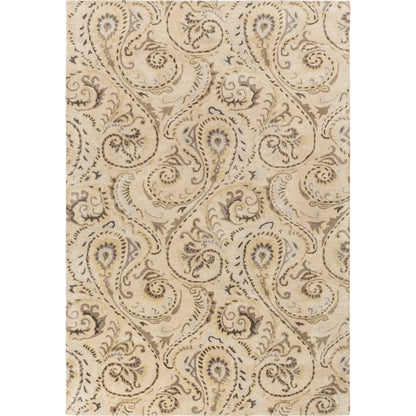 Modern Classics Rug - 20589 by Surya in beige, tan, olive, brown, dark brown, light gray. Made from 100% new zealand wool in a unique style.