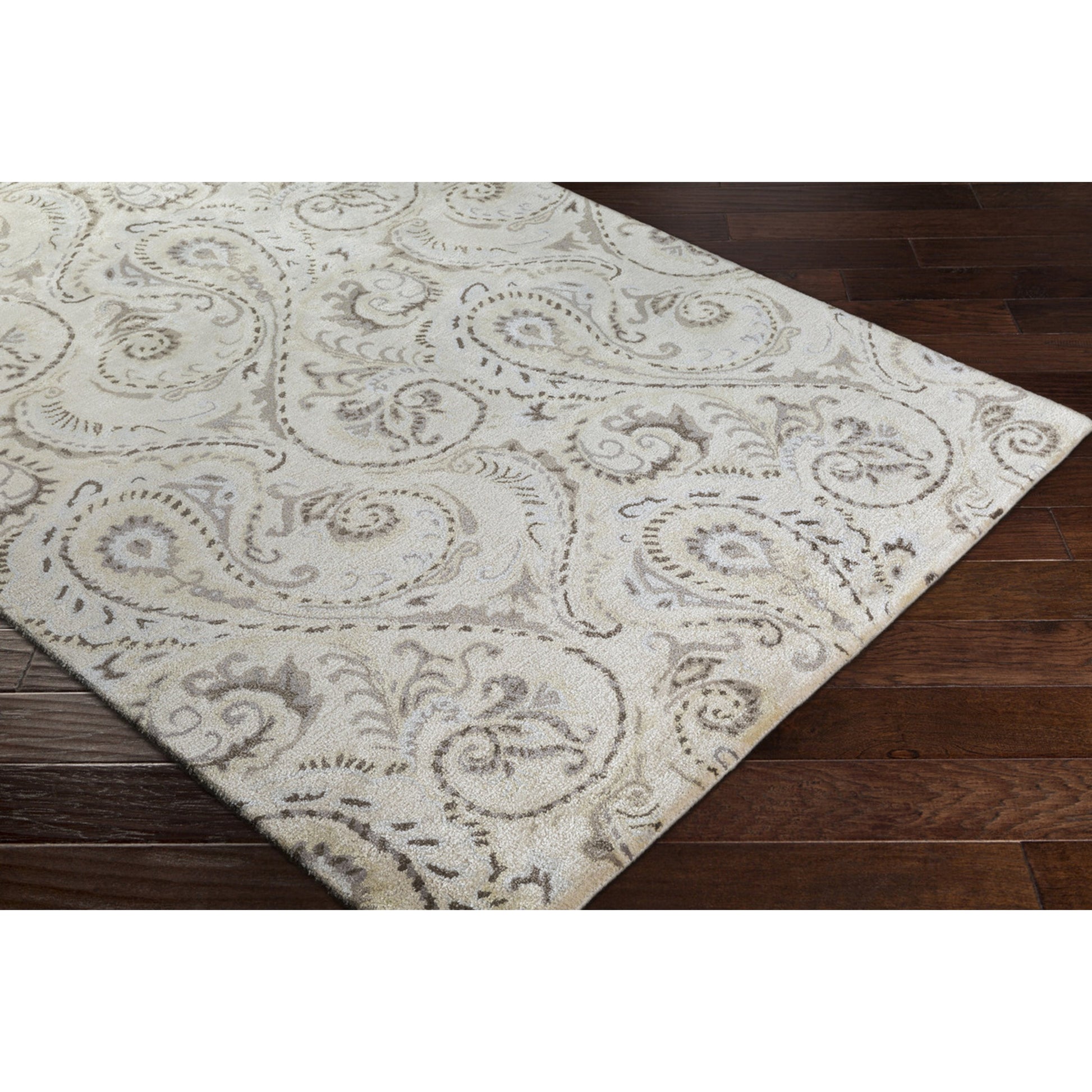 Modern Classics Rug - 20589 by Surya in beige, tan, olive, brown, dark brown, light gray. Made from 100% new zealand wool in a unique style.