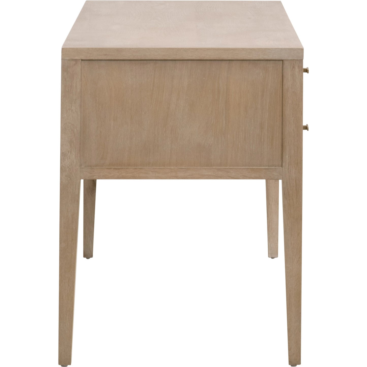 003 SI-1998819 | Additional Silo | Cane Desk by Essentials For Living in smoke gray oak, smoke gray cane. Made from solid reclaimed oak, oak veneer, cane in a cottage & farmhouse style.