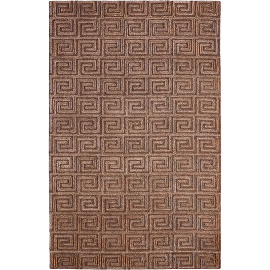 Capital CAP04 Rug by Jaipur Living in brown. Made from 60% wool 40% viscose in a unique style.