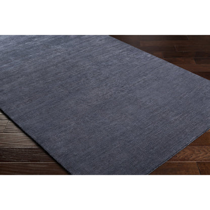 Capri CAP-2300 Rug by Surya in dark blue. Made from 60% viscose, 40% wool in a unique style.