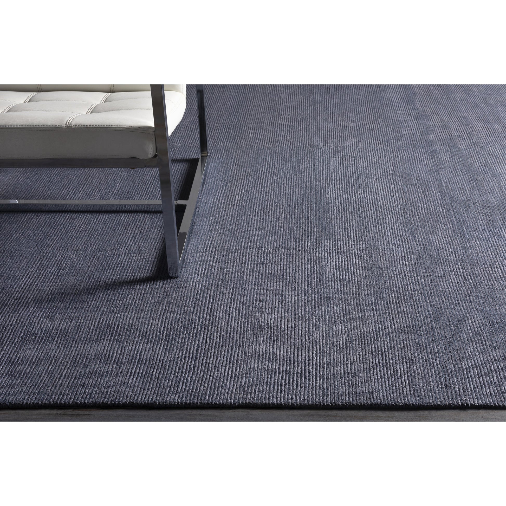 Capri CAP-2300 Rug by Surya in dark blue. Made from 60% viscose, 40% wool in a unique style.