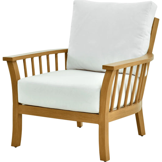 Cape Town Accent Chair by Surya in wheat. Made from sunbrella, acrylic, aluminum, quick dry foam in a transitional style.