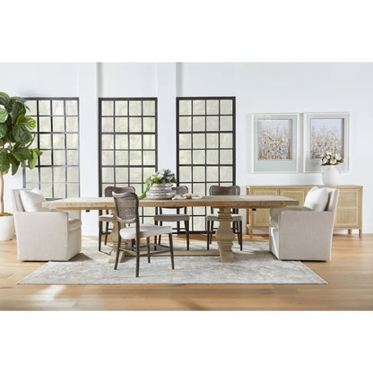 Carina Media Sideboard by Essentials For Living in smoke gray oak, smoke gray cane. Made from solid oak wood, oak veneer, mdf, plywood, cane in a cottage & farmhouse style.