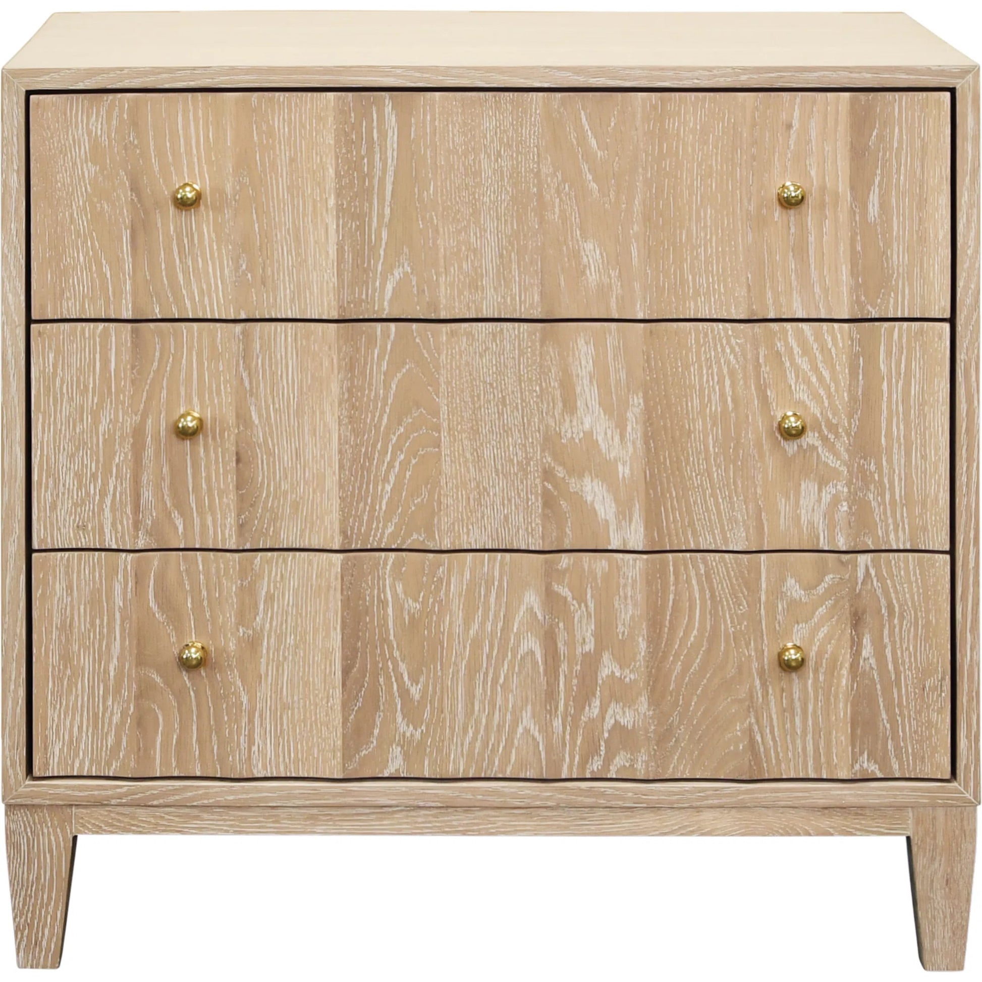 Carmack Three Drawer Side Table by Worlds Away. Made from solid wood, mdf in a transitional style.