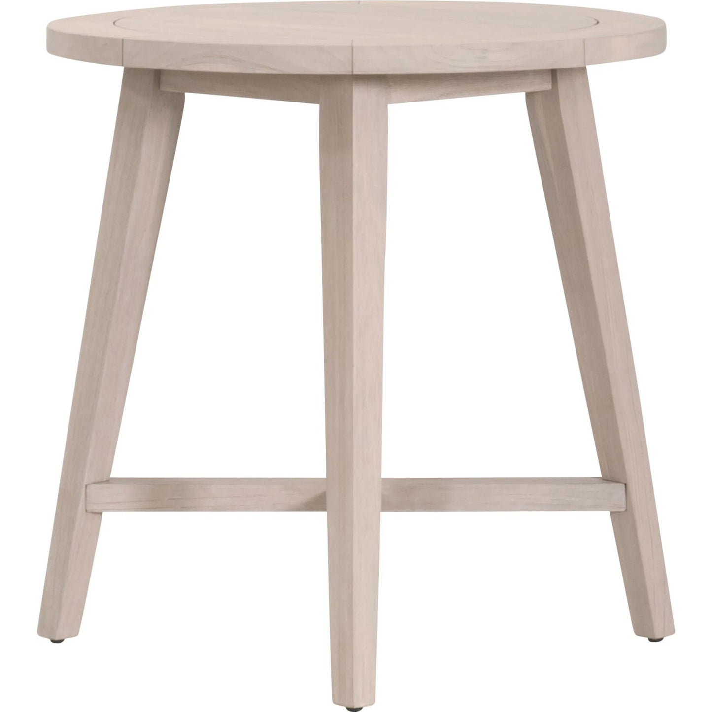 002 SI-2374629 | Additional Silo | Carmel Outdoor 36" Round Counter Table by Essentials For Living in washed ever teak. Made from solid teak wood in a transitional style.