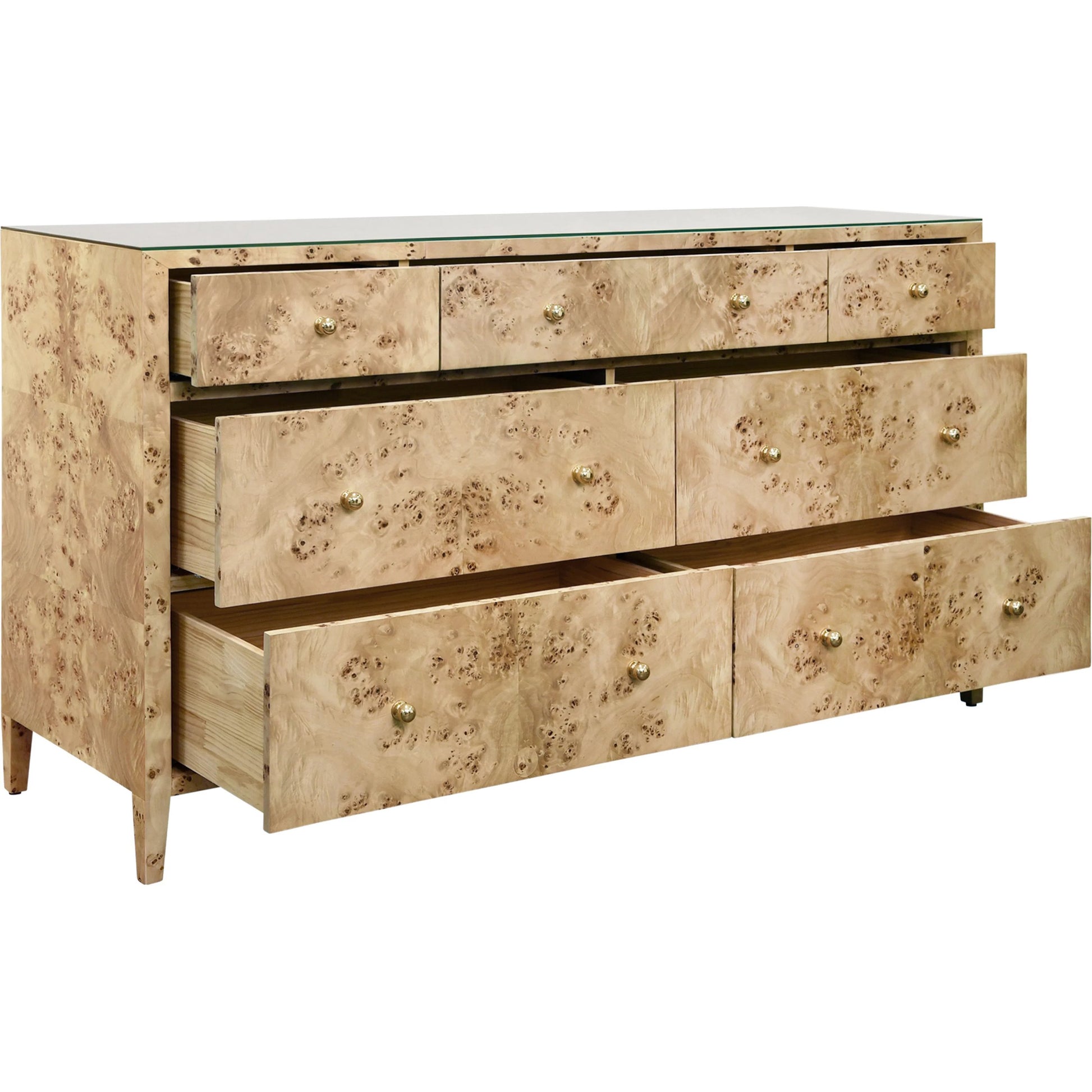 Carnegie Seven Drawer Chest by Worlds Away. Made from unique in a modern style.