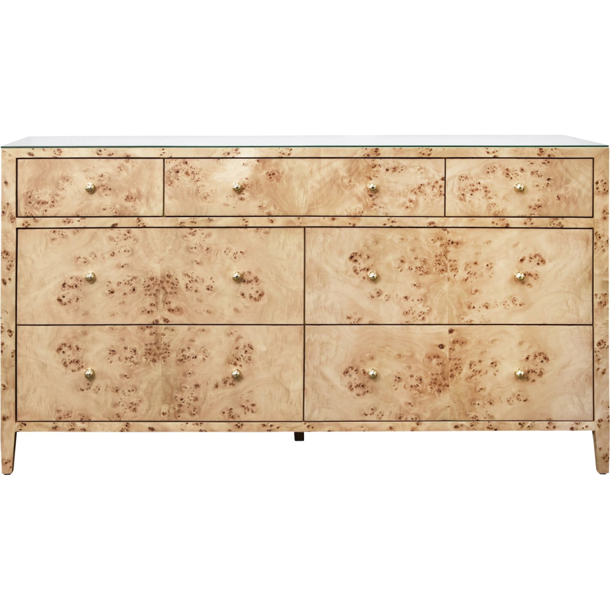 Carnegie Seven Drawer Chest by Worlds Away. Made from unique in a modern style.