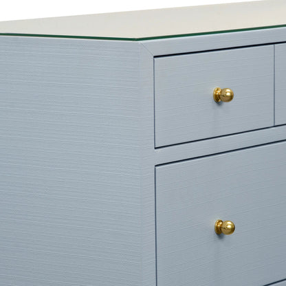 Carnegie Seven Drawer Chest by Worlds Away. Made from unique in a modern style.